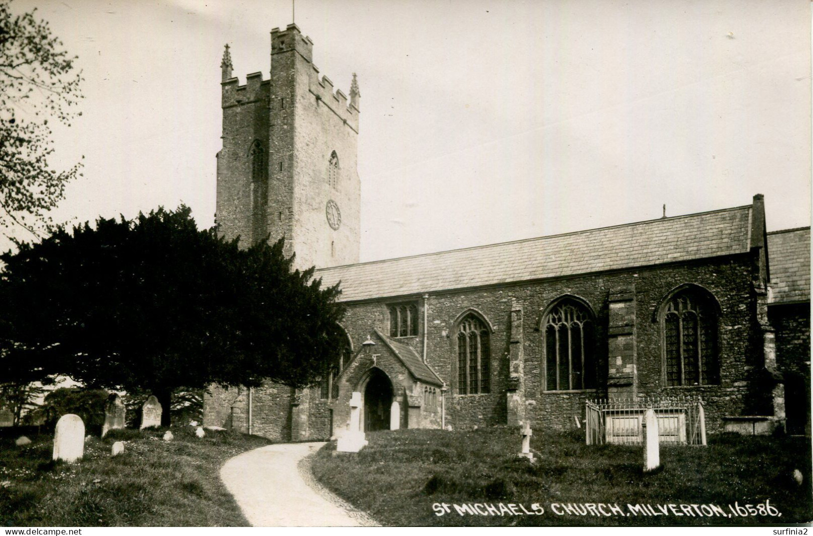 SOMERSET - MILVERTON - ST MICHAEL'S CHURCH RP  Som743 - Other & Unclassified