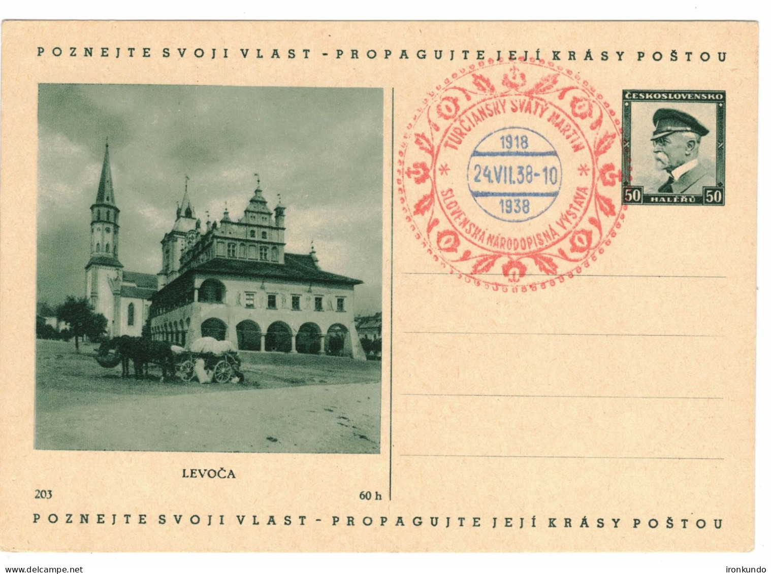 Illustrated Postal Card Levoča - CDV69 203 - Cartoline Postali