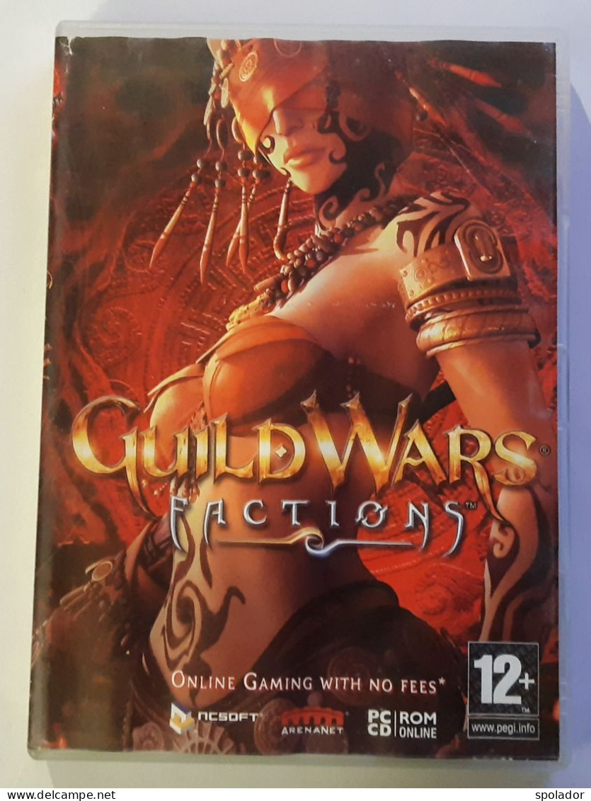 Guild Wars Factions PC CD-ROM Online Software Game-(2006)-2 Discs - Giochi PC