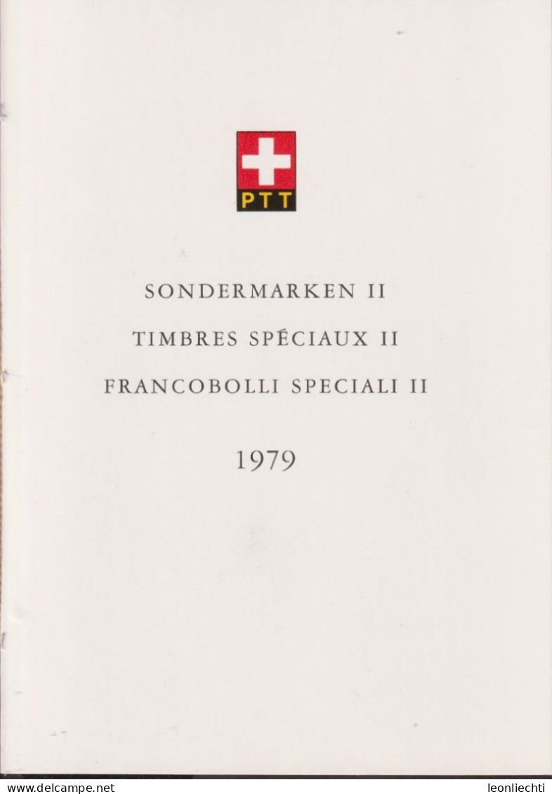 1979 Schweiz PTT Faltblatt Nr.169, ET ° Mi:CH 1161-1164, Zum:CH 632-635,  Sonderpostmarken II - Briefe U. Dokumente