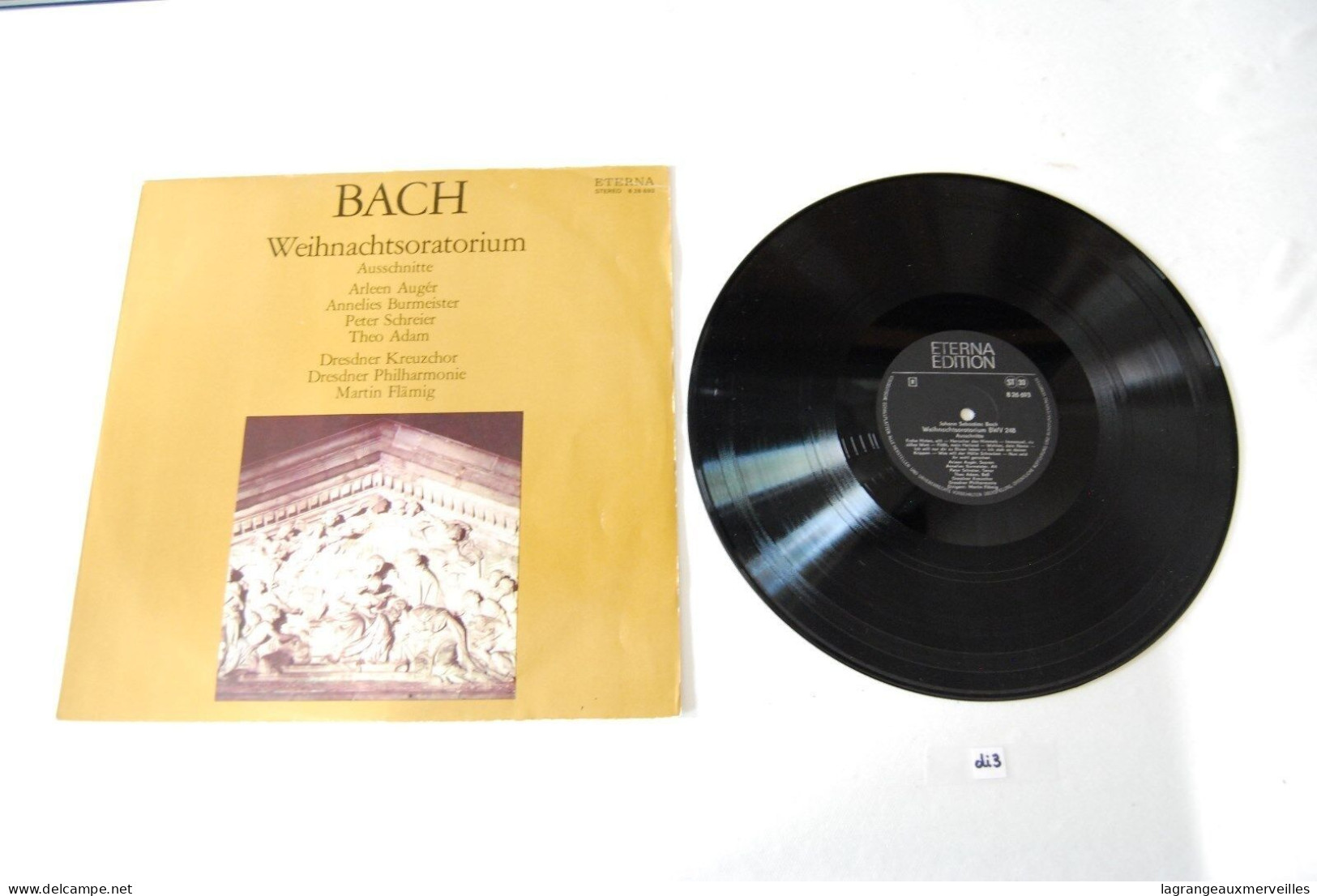 Di3- Vinyl 33 T - BACH - Musique Classique - Classical