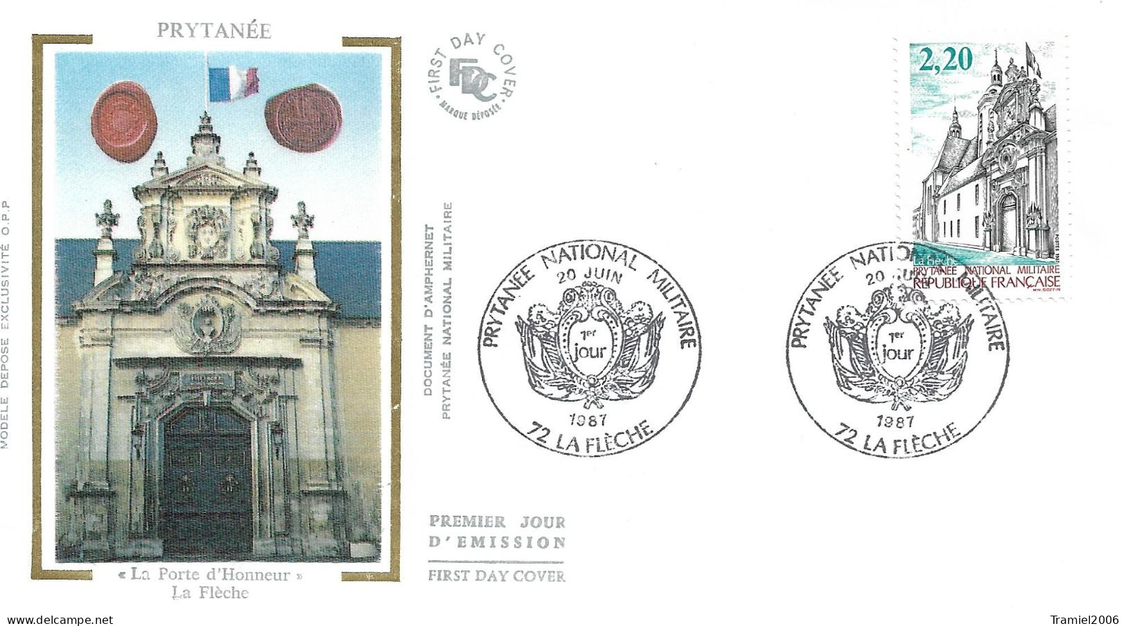 FRANCE 1987 - YT 2479 - Prytanée National Militaire De La Flèche - 20.06.1987 - 1980-1989