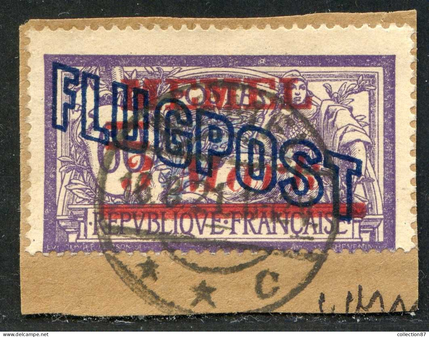 REF 090 > MEMEL < Yv PA N° 6 Ø < BEAU OBLITERE Sur FRAGMENT - Used Ø Air Mail > - Usados