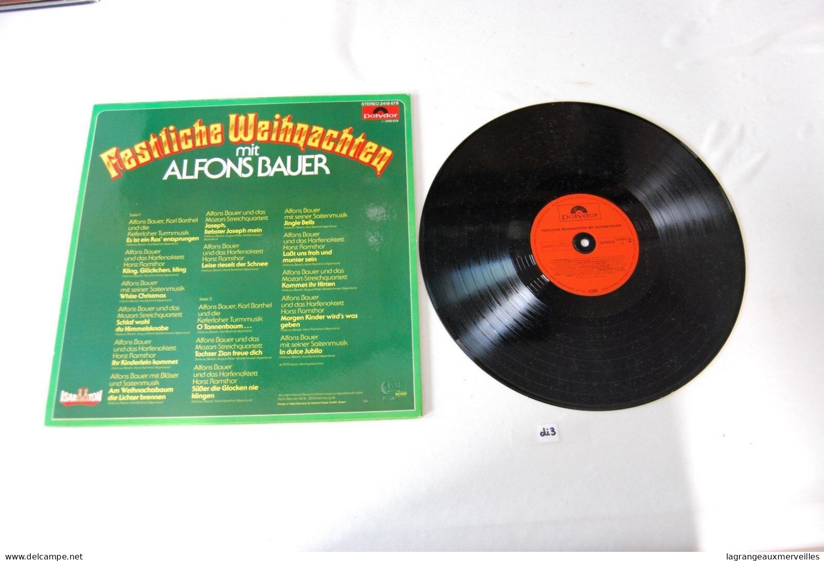 Di3- Vinyl 33 T - Alfons Bauer - Country En Folk