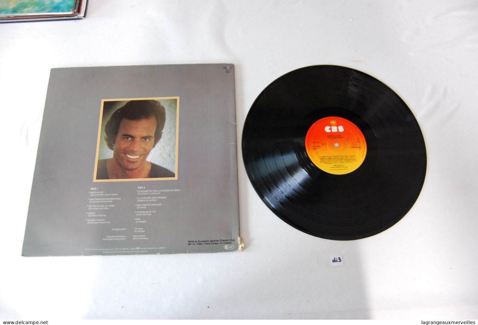 Di3- Vinyl 33 T - Julio Iglesias - Aimer La Vie - Sonstige - Franz. Chansons