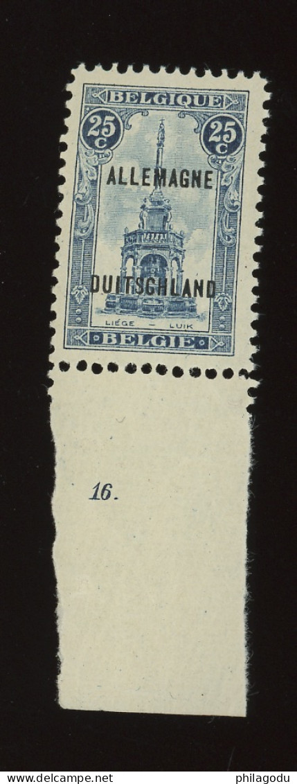 02.46. Planche 10. Allemagne Deutschland. 25c Perron.  RARE - ....-1960