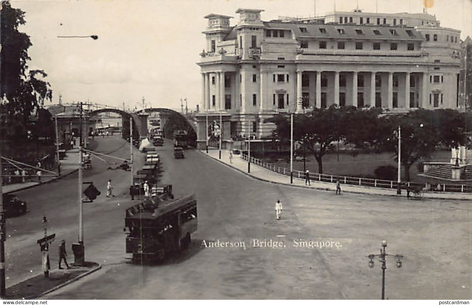 Singapore - Anderson Bridge - REAL PHOTO - Publ. Unknown  - Singapore