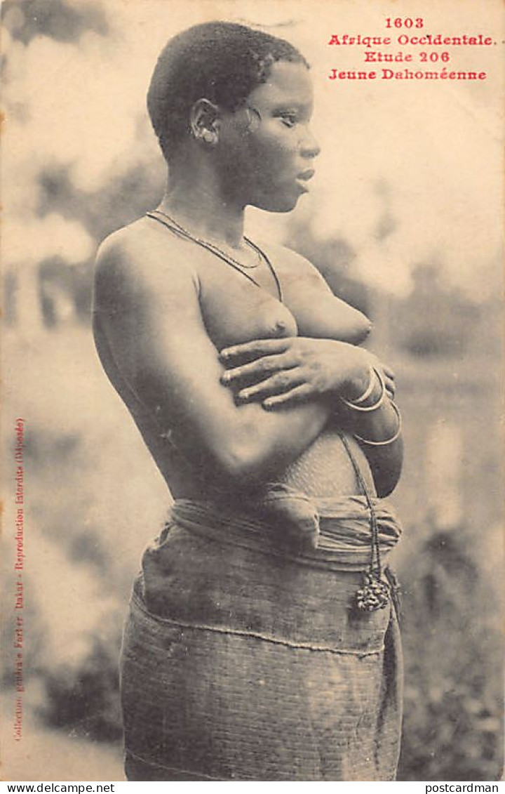 Bénin - NU ETHNIQUE - Dahoméenne - Etude 206 - Ed. Fortier 1603 - Benin