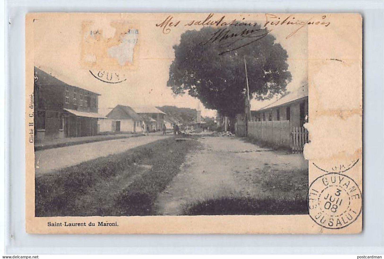 Guyane - SAINT-LAURENT - La Rue Principale - VOIR LES SCANS POUR L'ÉTAT - Ed. H.C.  - Saint Laurent Du Maroni