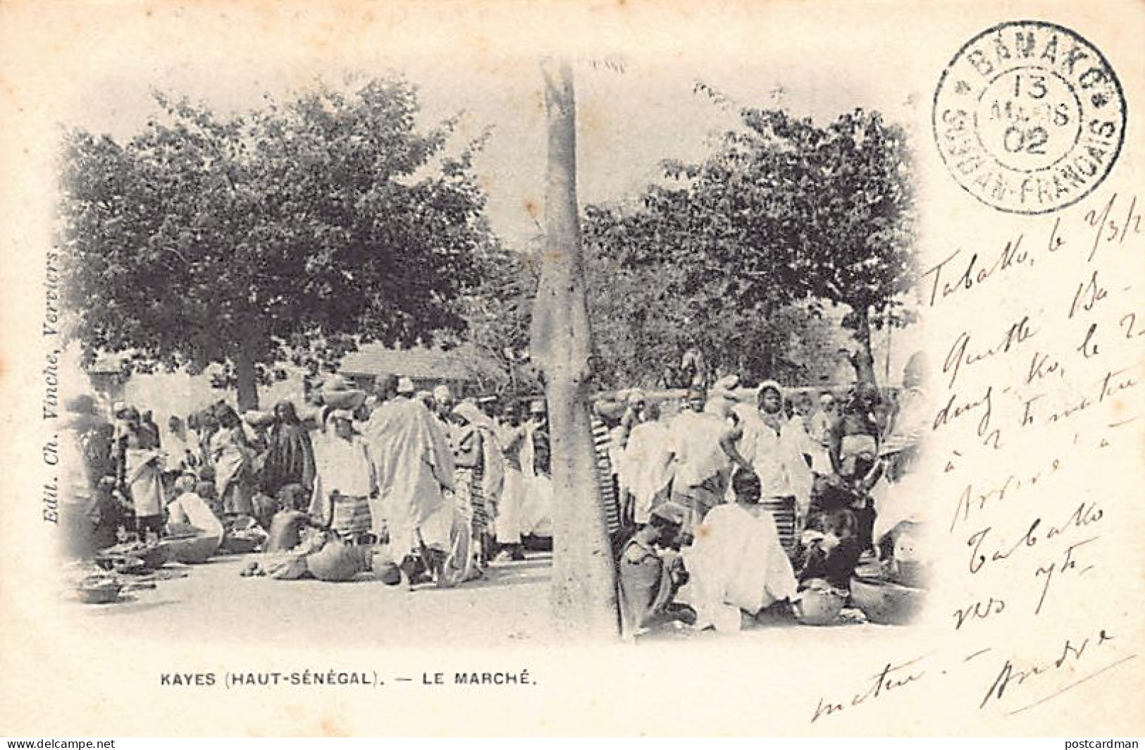 Mali - KAYES - Le Marché - Ed. Ch. Vinche  - Mali