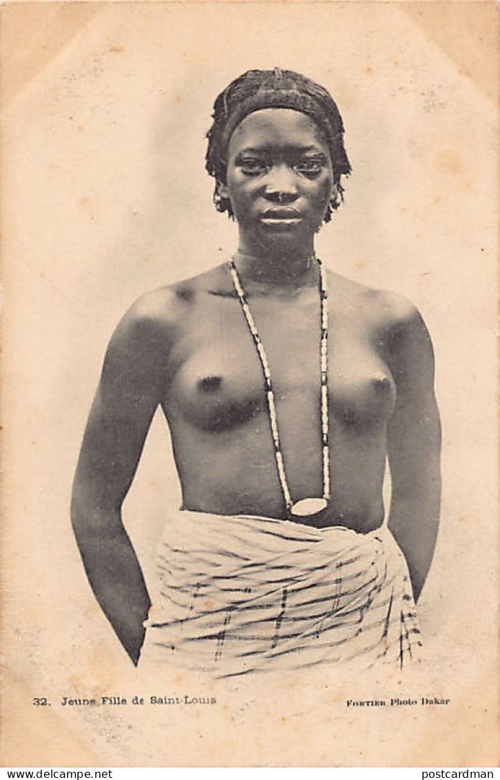 Sénégal - NU ETHNIQUE - Fille De Saint-Louis - Ed. Fortier 32 - Senegal