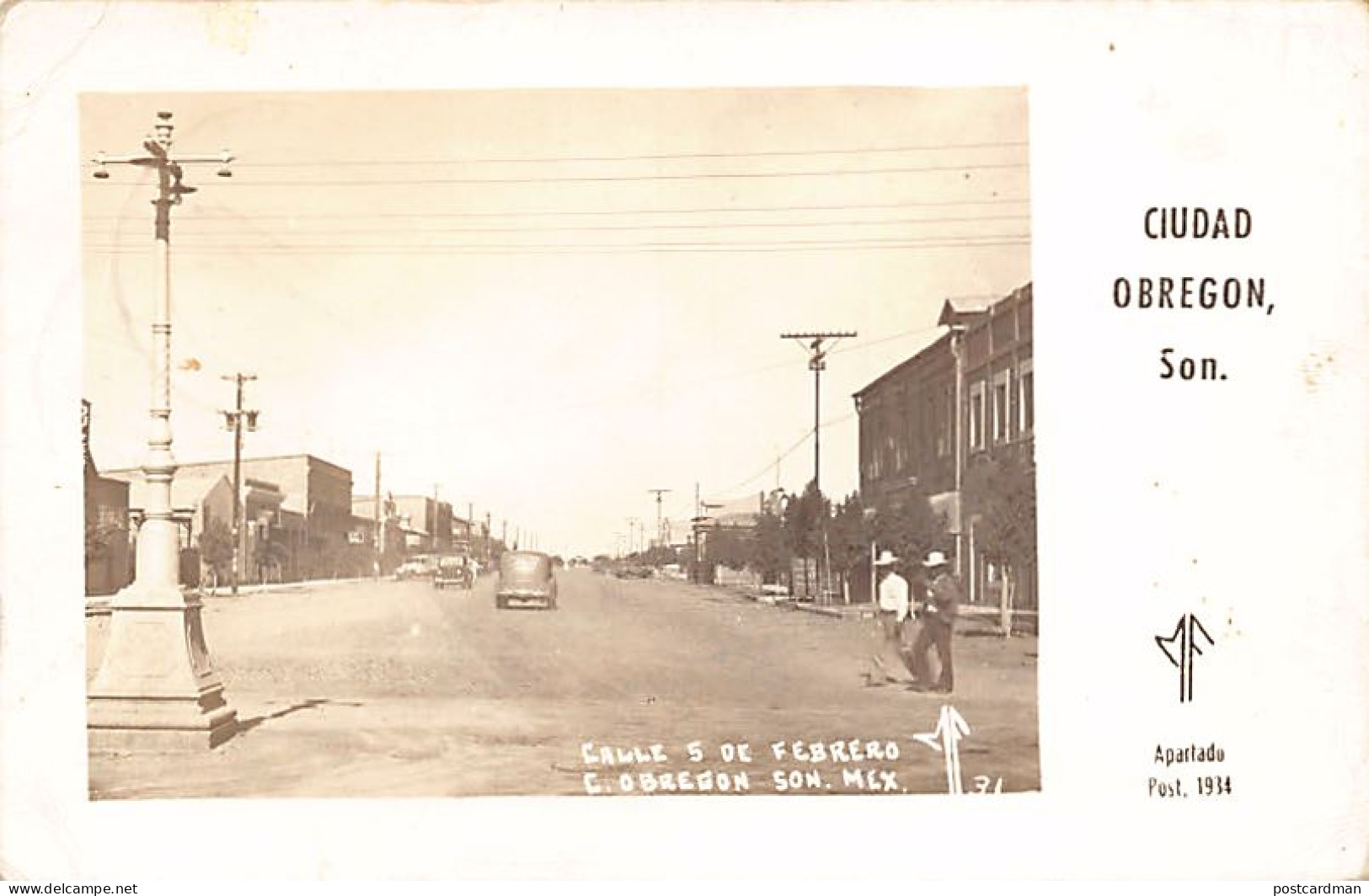 Mexico - CIUDAD OBREGON Son. - Calle 5 De Febrero - Ed. F. Martin 31 - Mexico