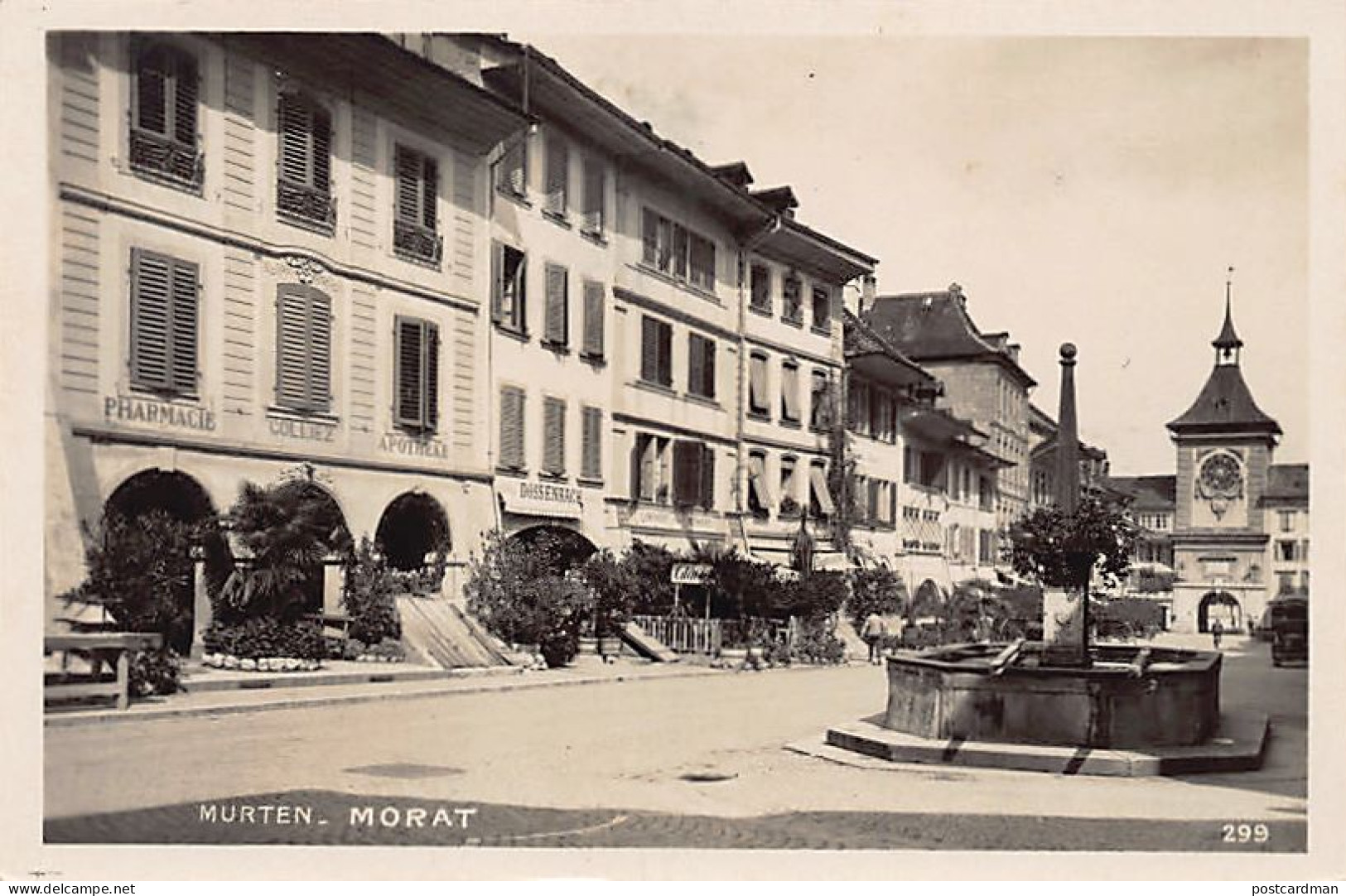 MURTEN MORAT (FR) Pharmacie Colliez, Place Principale - Ed. C.P.N. 299 - Morat