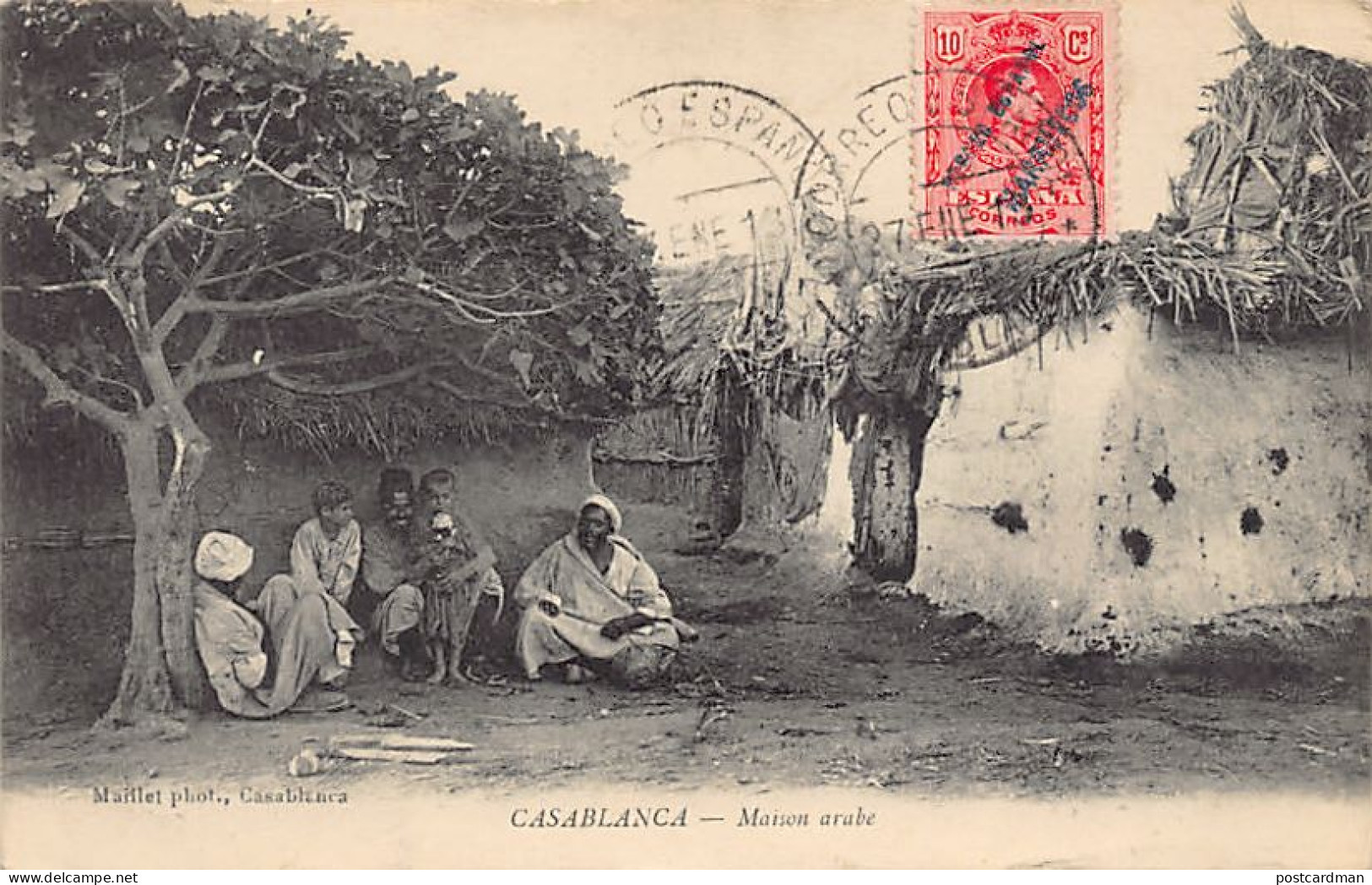 Maroc - CASABLANCA - Maison Arabe - Ed. Maillet - Casablanca