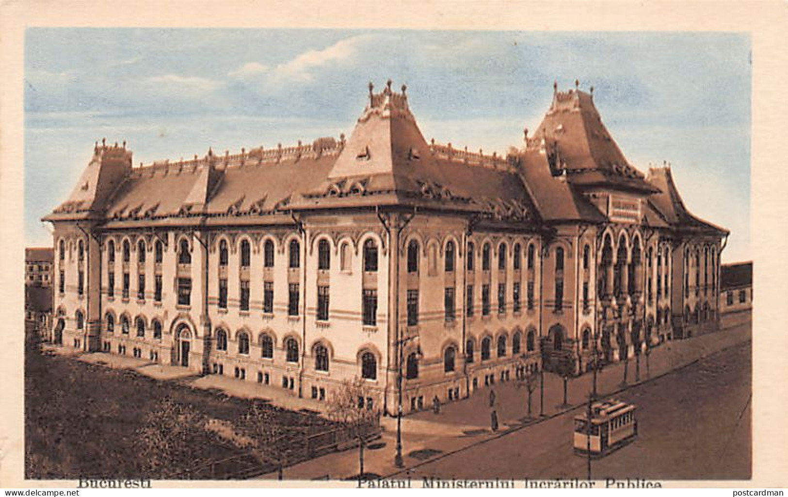 Romania - BUCURESTI - Palatul Ministerului Lucrarilor Publice - Ed. I. Saraga & S. Schwartz 6433 - Rumania