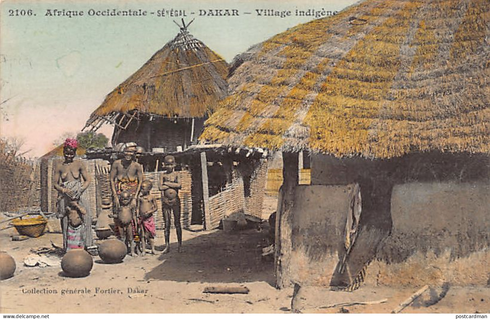 Sénégal - DAKAR - Village Indigène - Ed. Fortier 2106 - Senegal