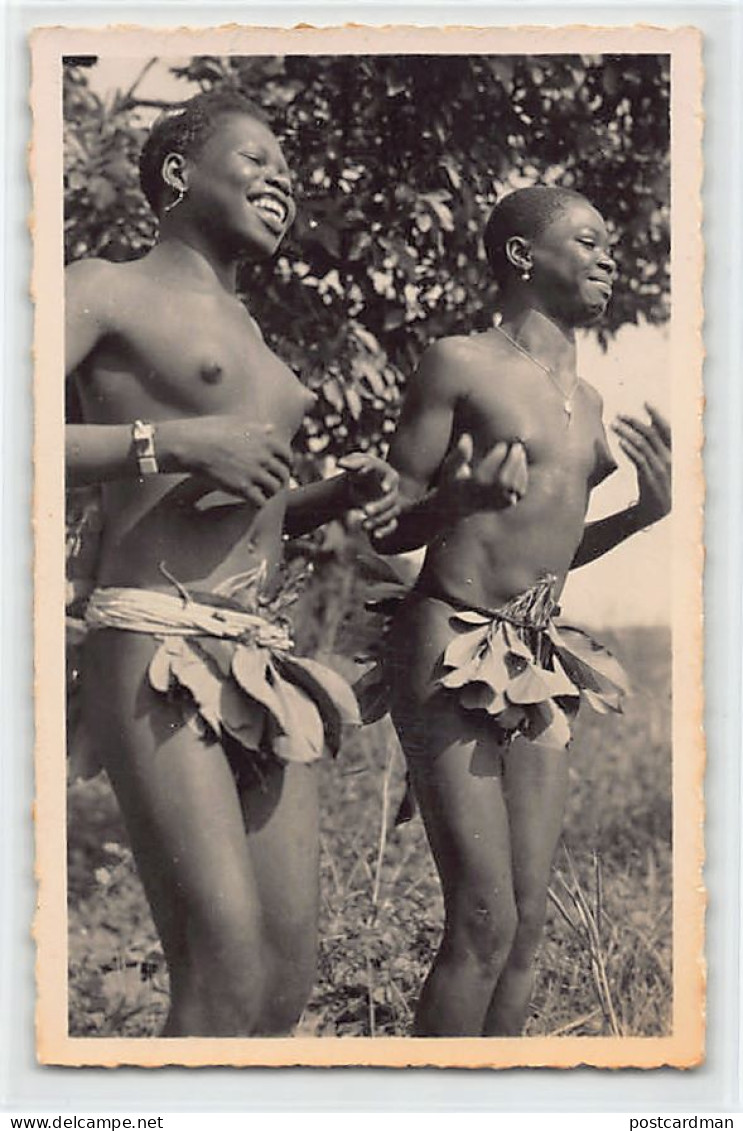 Centrafrique - NU ETHNIQUE - Danseuses M'Baka-Mandja - Ed. R. Pauleau 242 - Zentralafrik. Republik