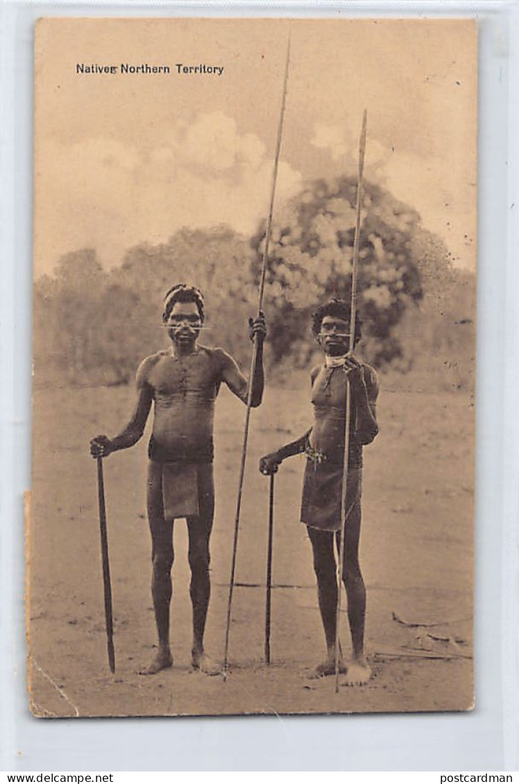 Natives From Northern Territory - Aboriginals With Spears - Publ. J. Backwood  - Aborigines