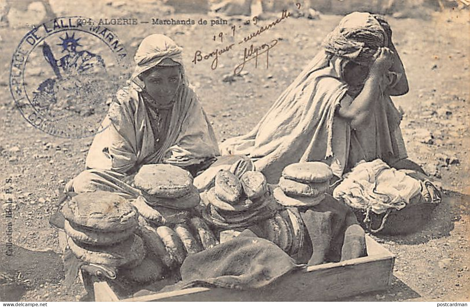 Algérie - Marchands De Pain - Ed. Collection Idéale P.S. 294 - Profesiones