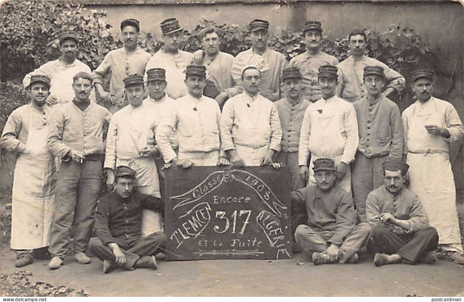 TLEMCEN - Classe 1908 - CARTE PHOTO - Ed. Inconnu  - Tlemcen