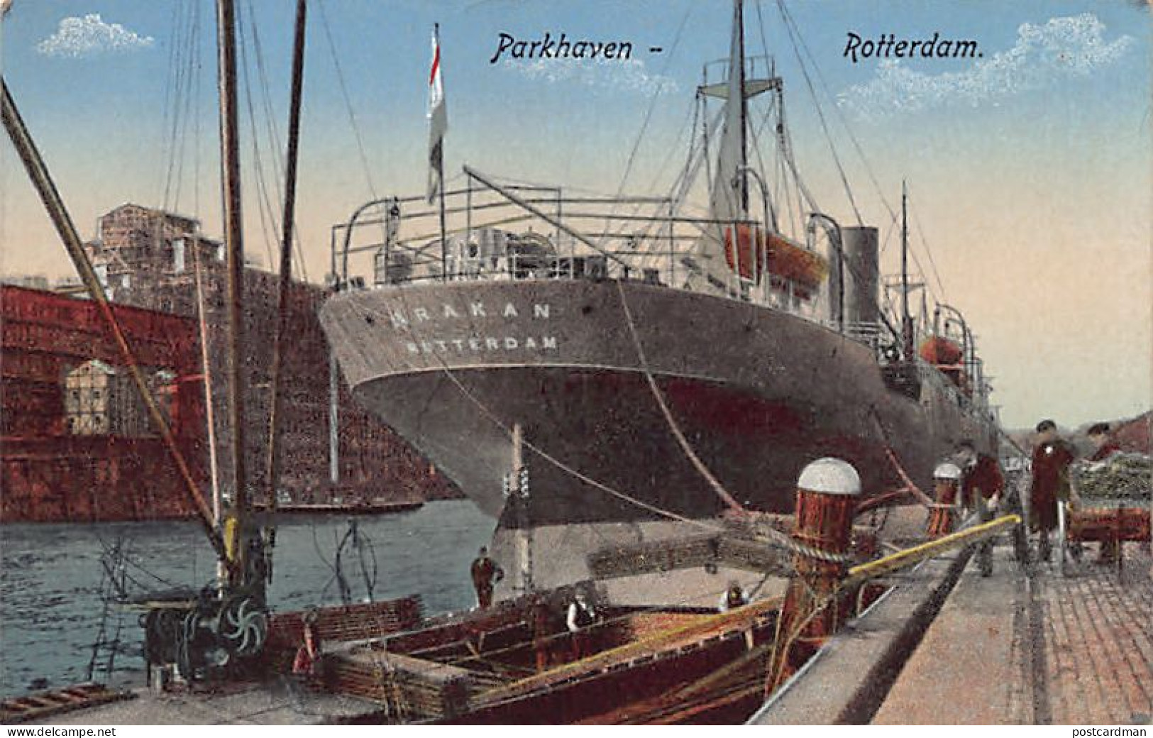 ROTTERDAM (ZH) Parkhaven - Vrachtschip Arakan - Uitg. C. V. - Rotterdam