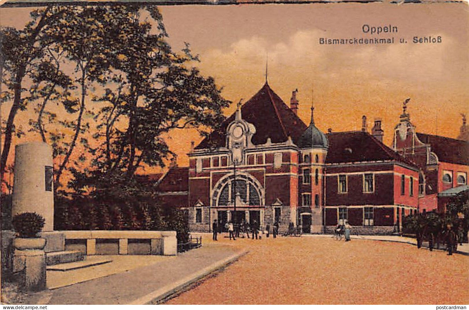Poland - OPOLE Oppeln - Bismarckdenkmal U. Schloss - Publ. H. L. 984 - Pologne