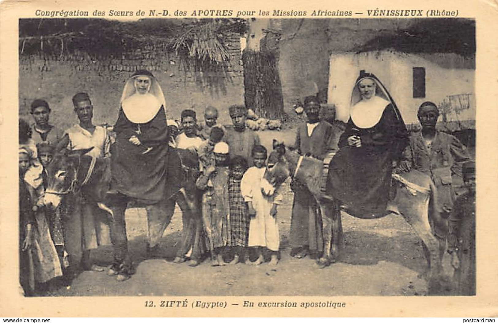 Egypt - ZIFTEH Zifté - Sisters Of Our Lady Of The Apostles Touring Villages - Publ. Missions Africaines 12 - Other & Unclassified