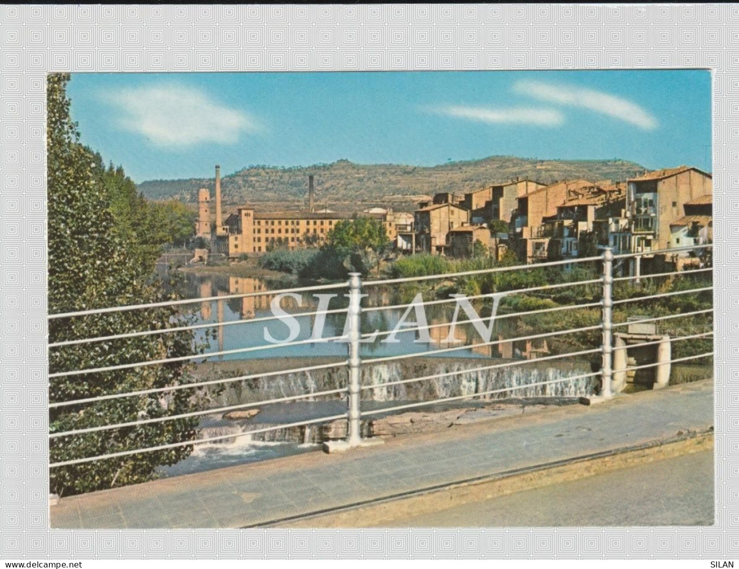 Postal Sallent Barcelona Vista Desde El Puente Librería Gali - Barcelona