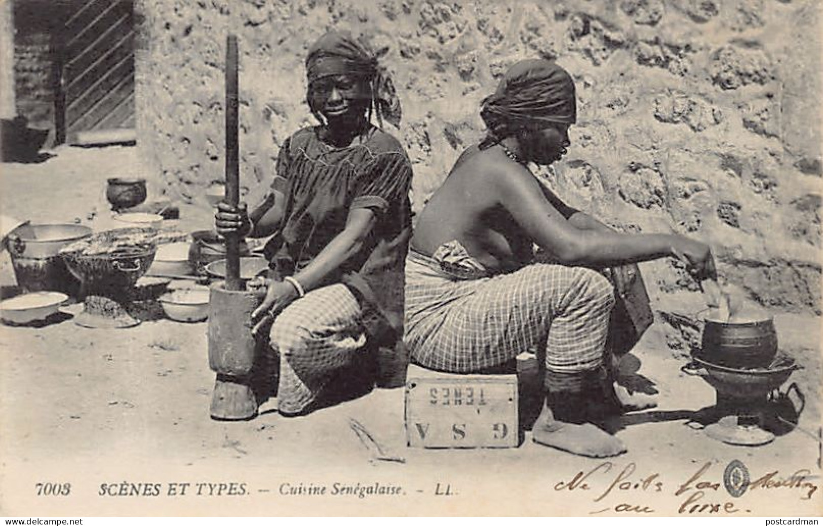 Maroc - Cuisine Sénégalaise - Femmes De Tirailleurs - Ed. L.L. Lévy 7003 - Sonstige & Ohne Zuordnung