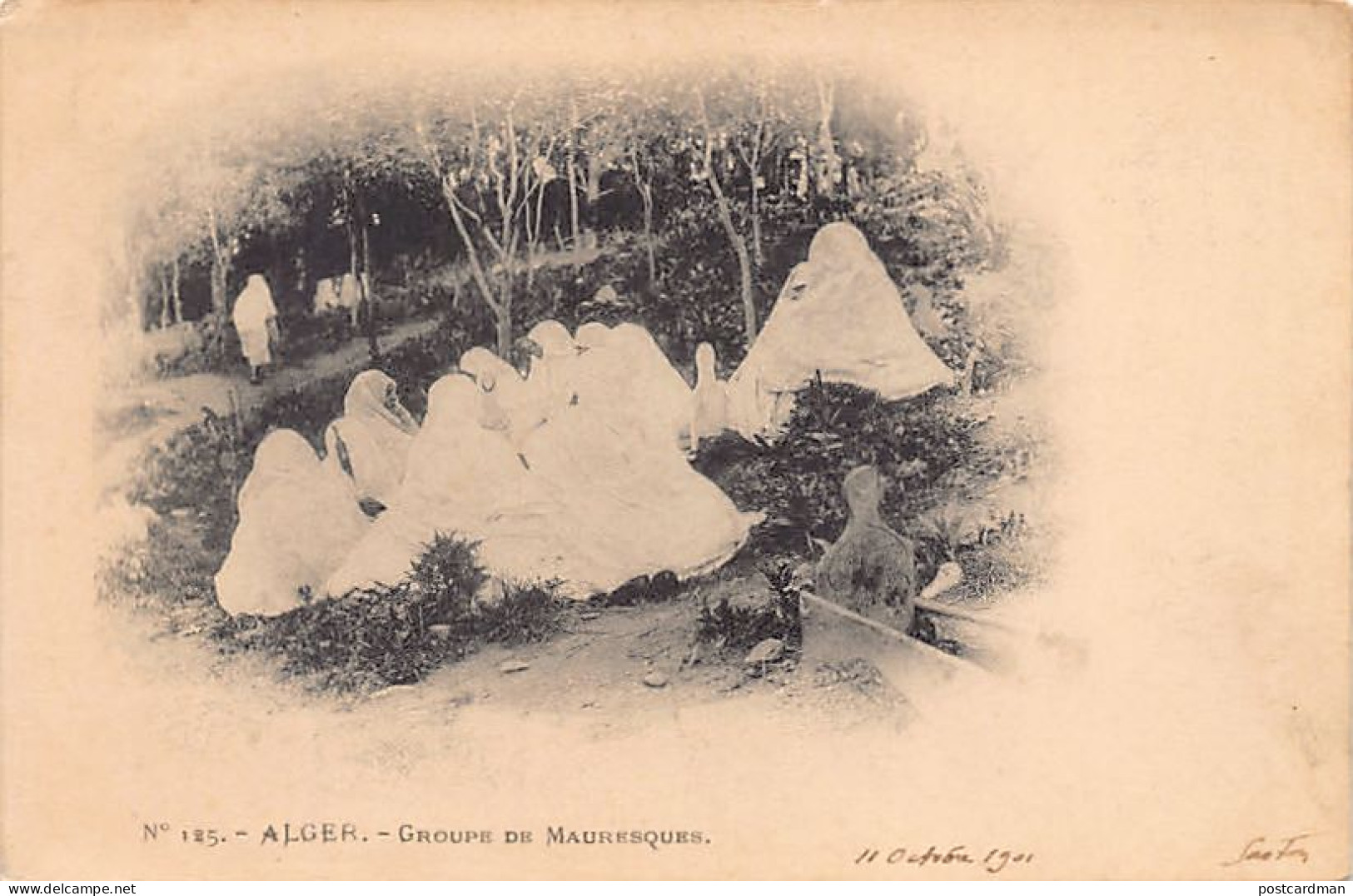 ALGER - Groupe De Mauresques - Ed. VOLLENWEIDER 125 - Frauen
