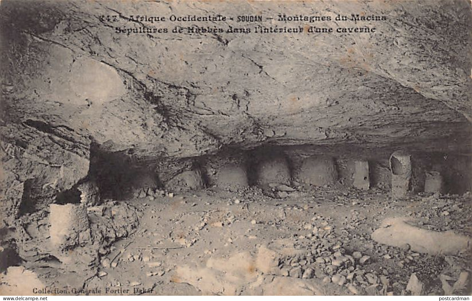 Mali - Montagnes Du Macina - Sépultures De Habbès Dans L'intérieur D'une Caverne - Ed. Fortier 347 - Malí