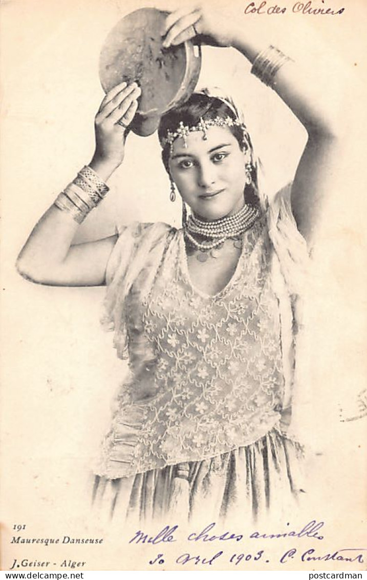 Algérie - Mauresque Danseuse - Ed. J. Geiser 191 - Femmes