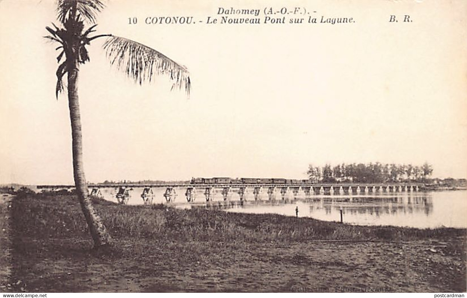 Bénin - COTONOU - Le Nouveau Pont Sur La Lagune - Ed. B. R. Bloc Frères 10 - Benin