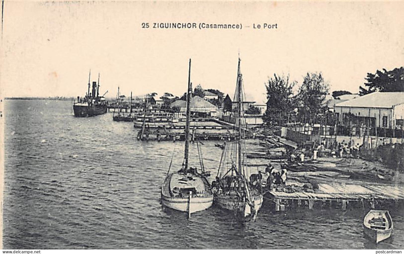 Sénégal - ZIGUINCHOR Casamance - Le Port - Ed. Mme Sémont 25 - Senegal