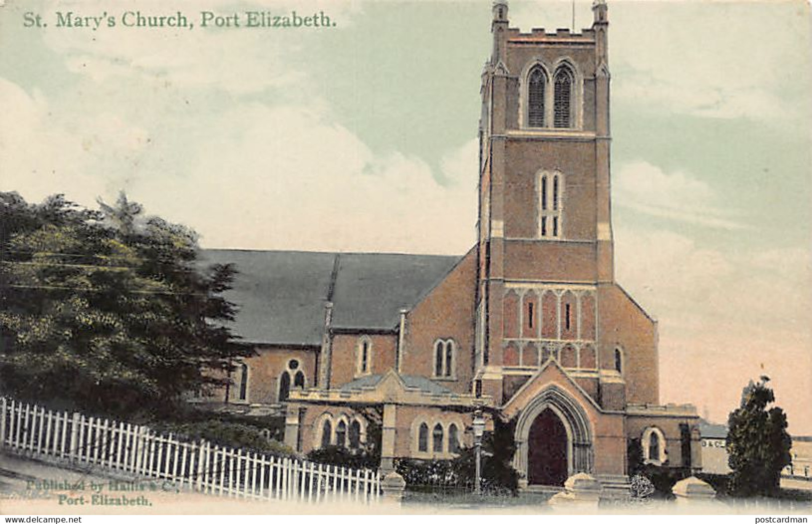 South Africa - PORT ELIZABETH - St. Mary's Church - Publ. Hallis & Co.  - Afrique Du Sud