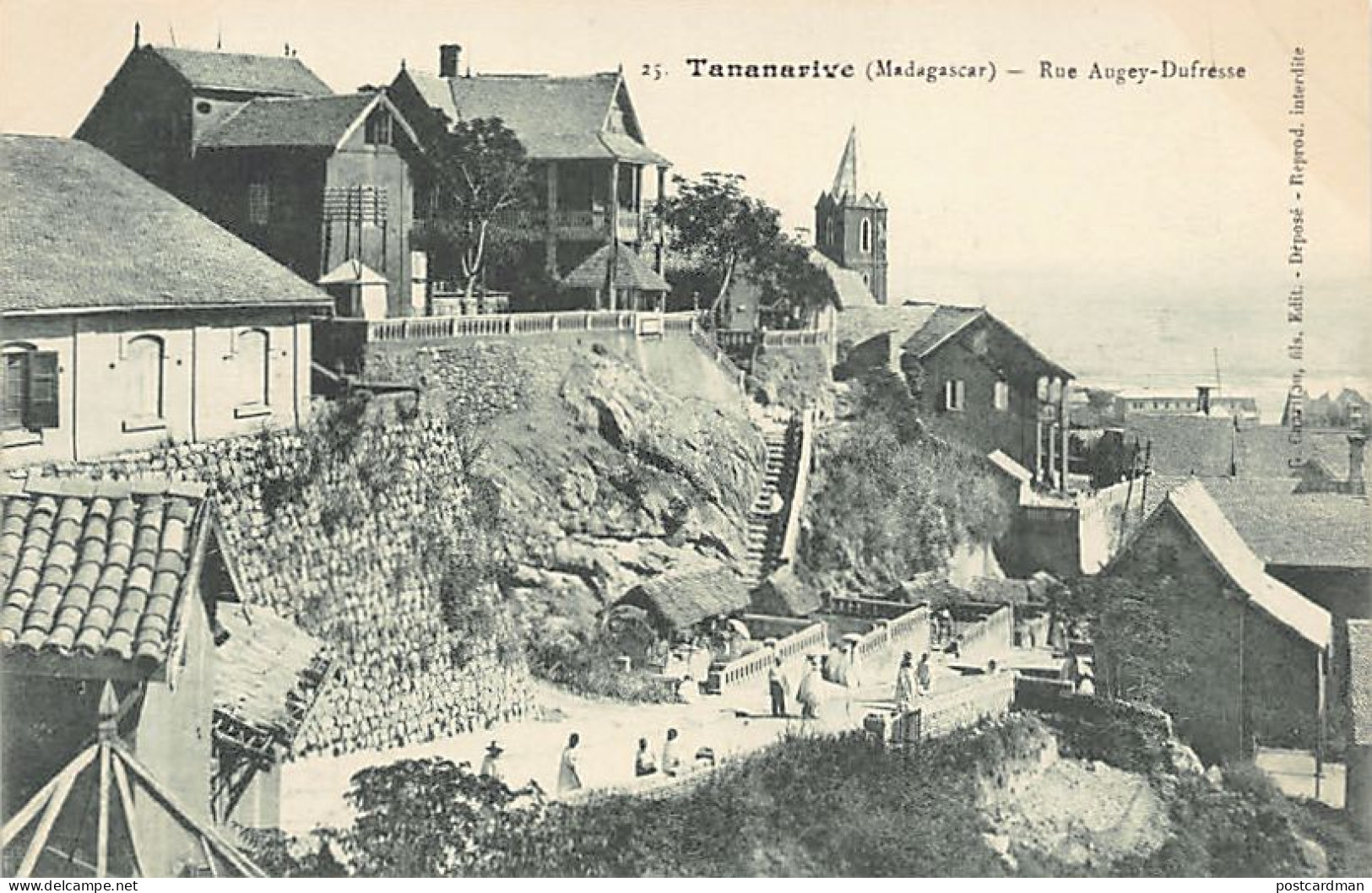 Madagascar - TANANARIVE - Rue Augey-Dufresse - Ed. G. Charifou 25 - Madagaskar