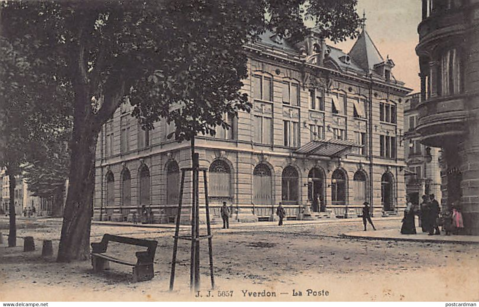 YVERDON (VD) La Poste - Ed. Jullien J.J. 5657 - Yverdon-les-Bains 