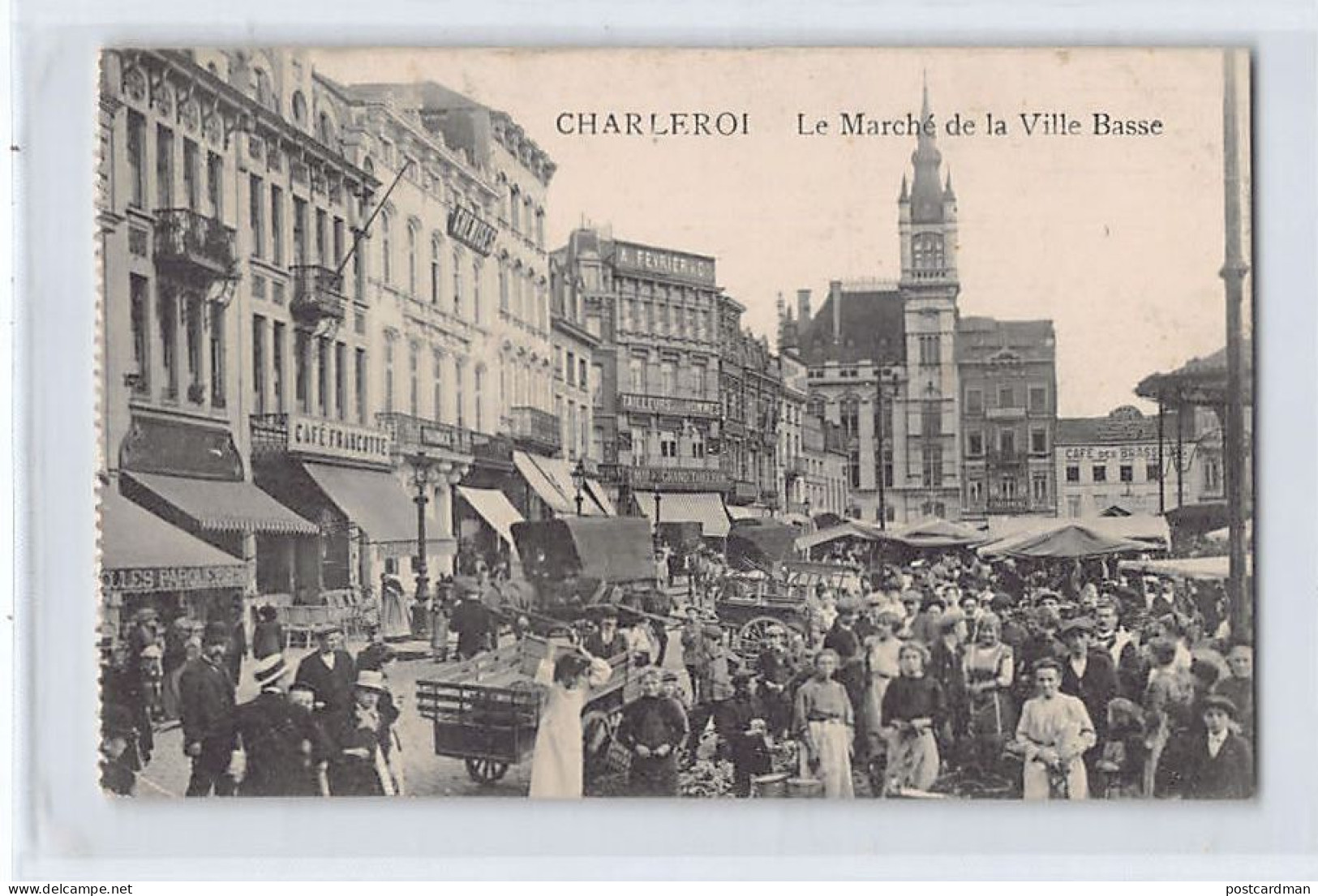 CHARLEROI (Hainaut) Le Marché De La Ville Basse - Charleroi