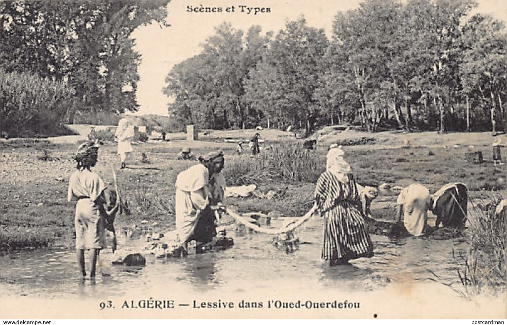 Algérie - Lessiveuses Dans L'Oued-Ouerdefou - Ed. Boumendil 93 - Mujeres