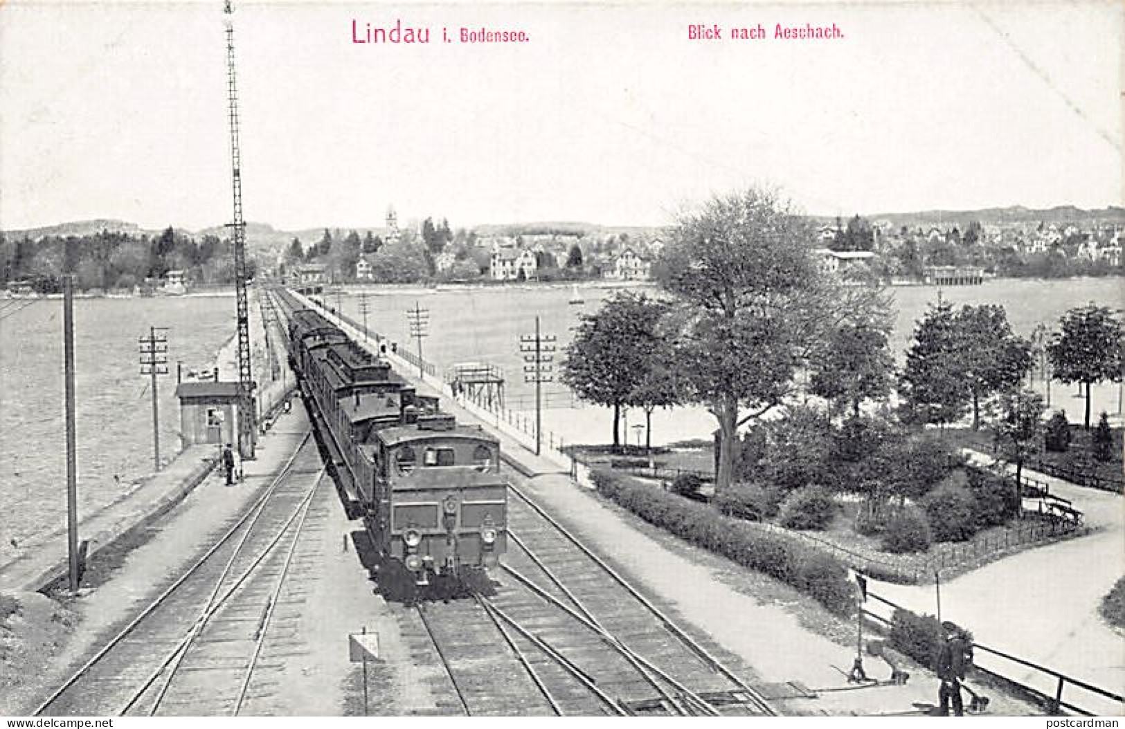 Deutschland - LINDAU I. Bodensee (BY) Bahn - Blick Auf Aeschach - Lindau A. Bodensee