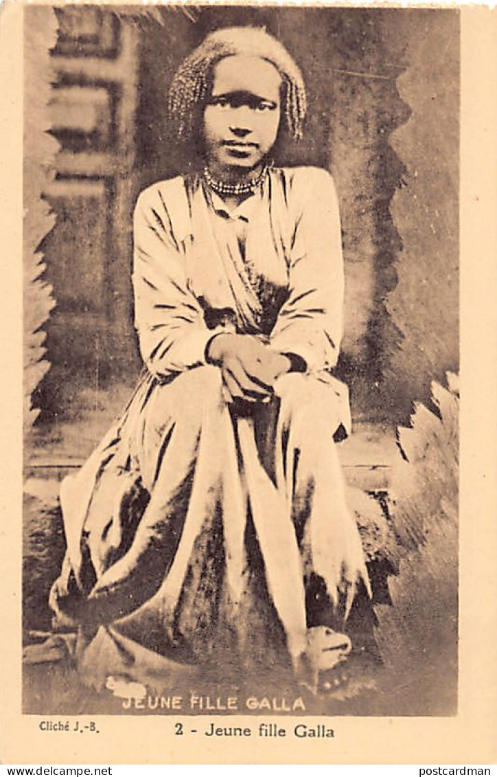 Ethiopia - A Young Galla Girl - Publ. J. B. 2 - Äthiopien