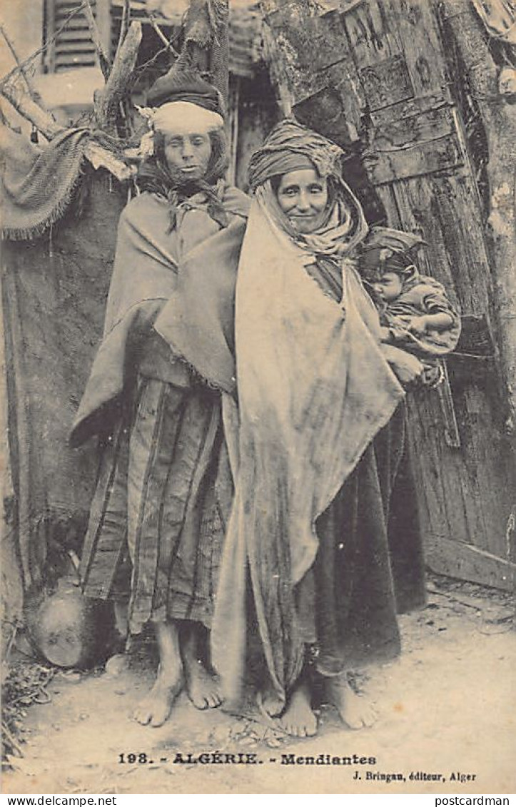 Algérie - Mendiantes - Ed. Bringau 198 - Mujeres