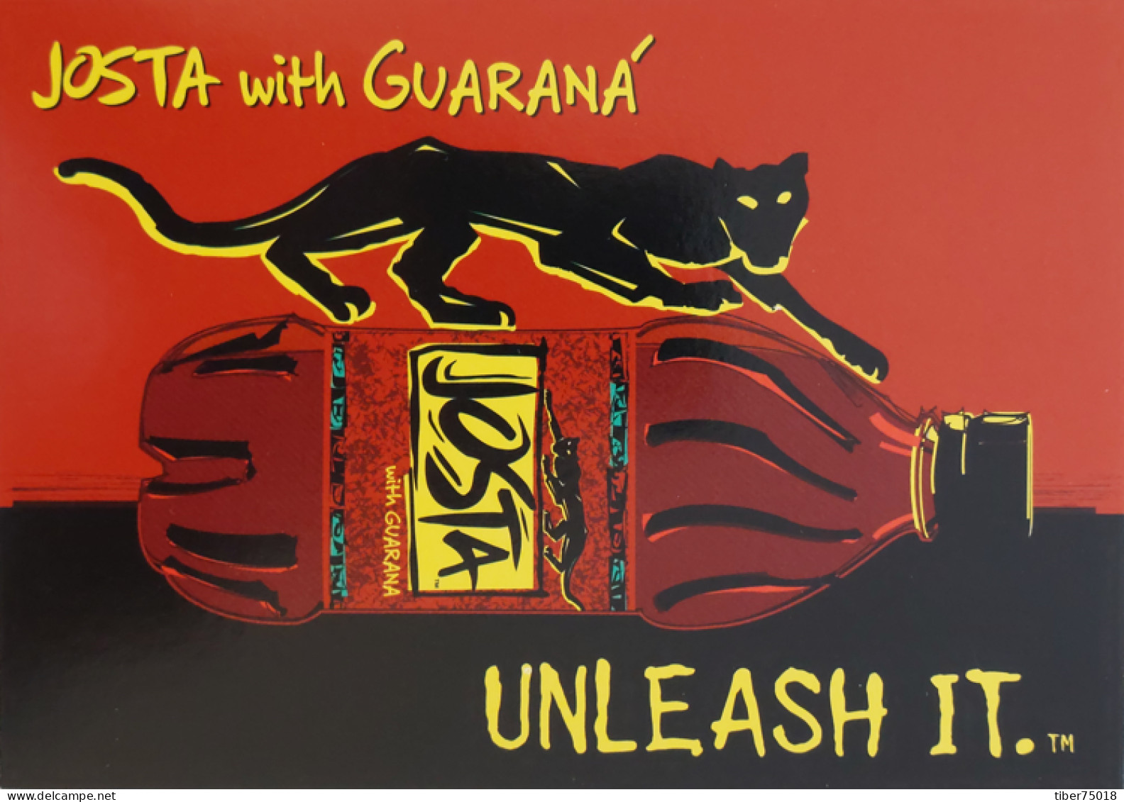 Carte Postale - Josta With Guarana (boisson - Jus De Fruit) Unleash It. - Advertising