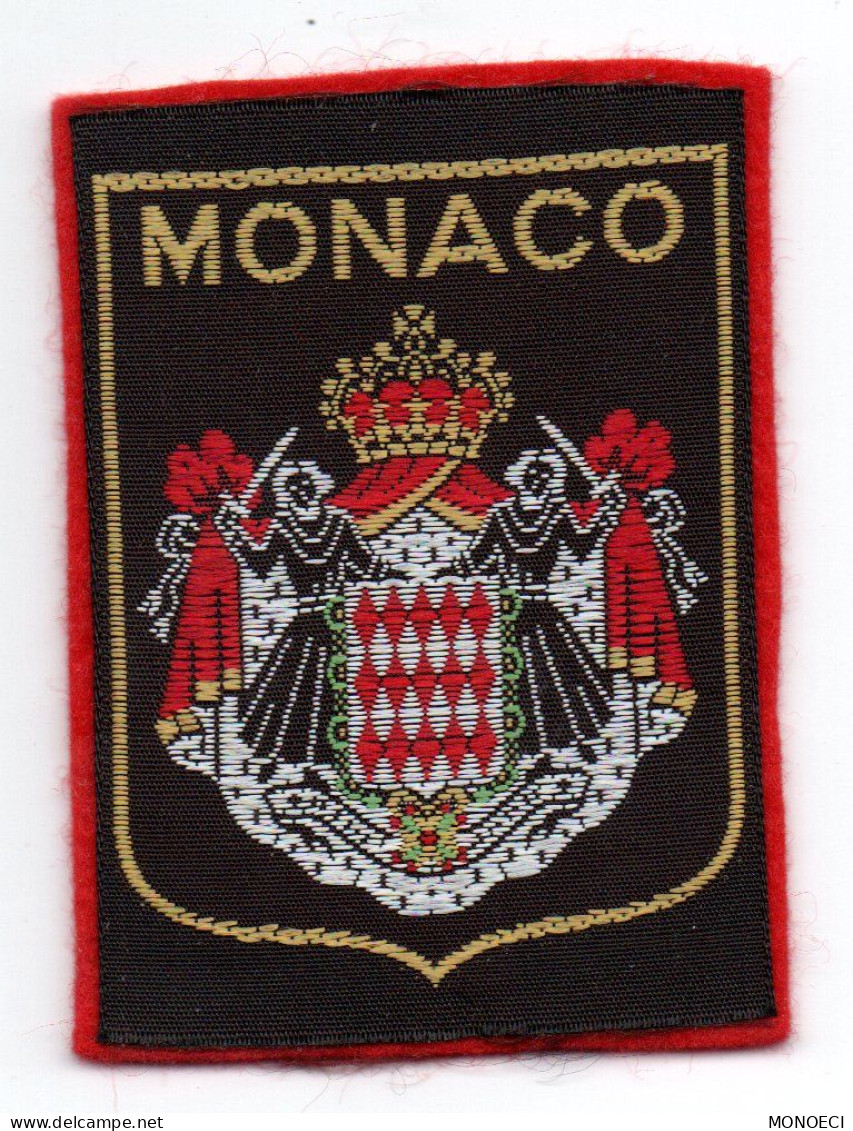 MONACO -- Monégasque -- Ecusson Tissu -- Armoiries - Autres & Non Classés