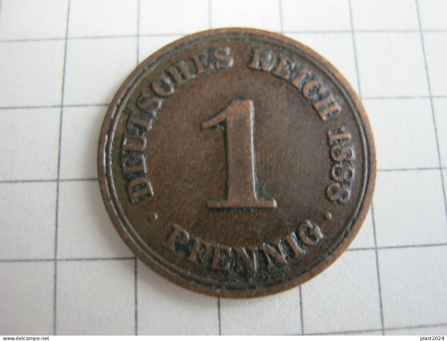 Germany 1 Pfennig 1888 A - 1 Pfennig