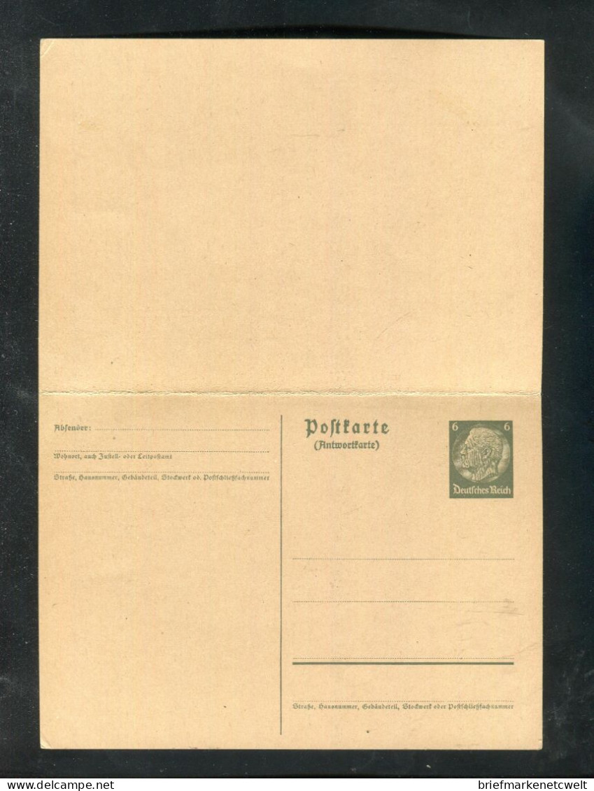 "DEUTSCHES REICH" 1933, Postkarte Mit Antwortkarte Mi. P 229I ** (B1167) - Postcards
