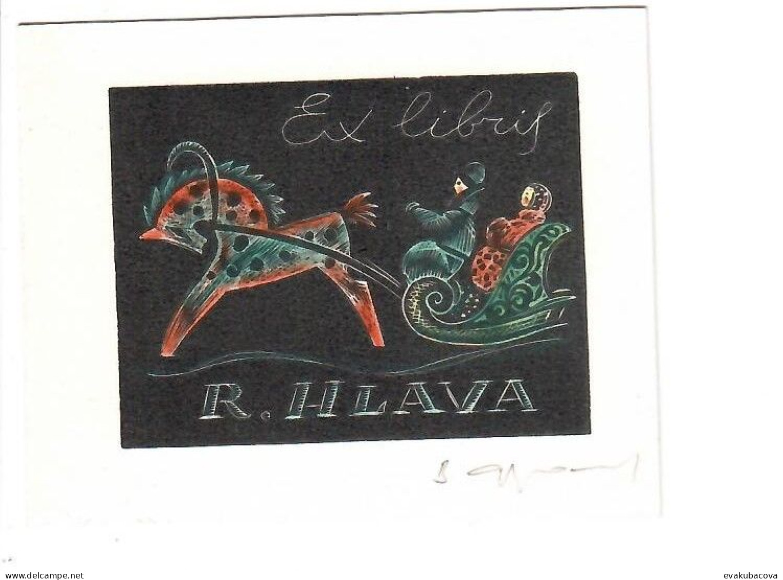 Ex Libris 75mmx60mm. - Ex-Libris