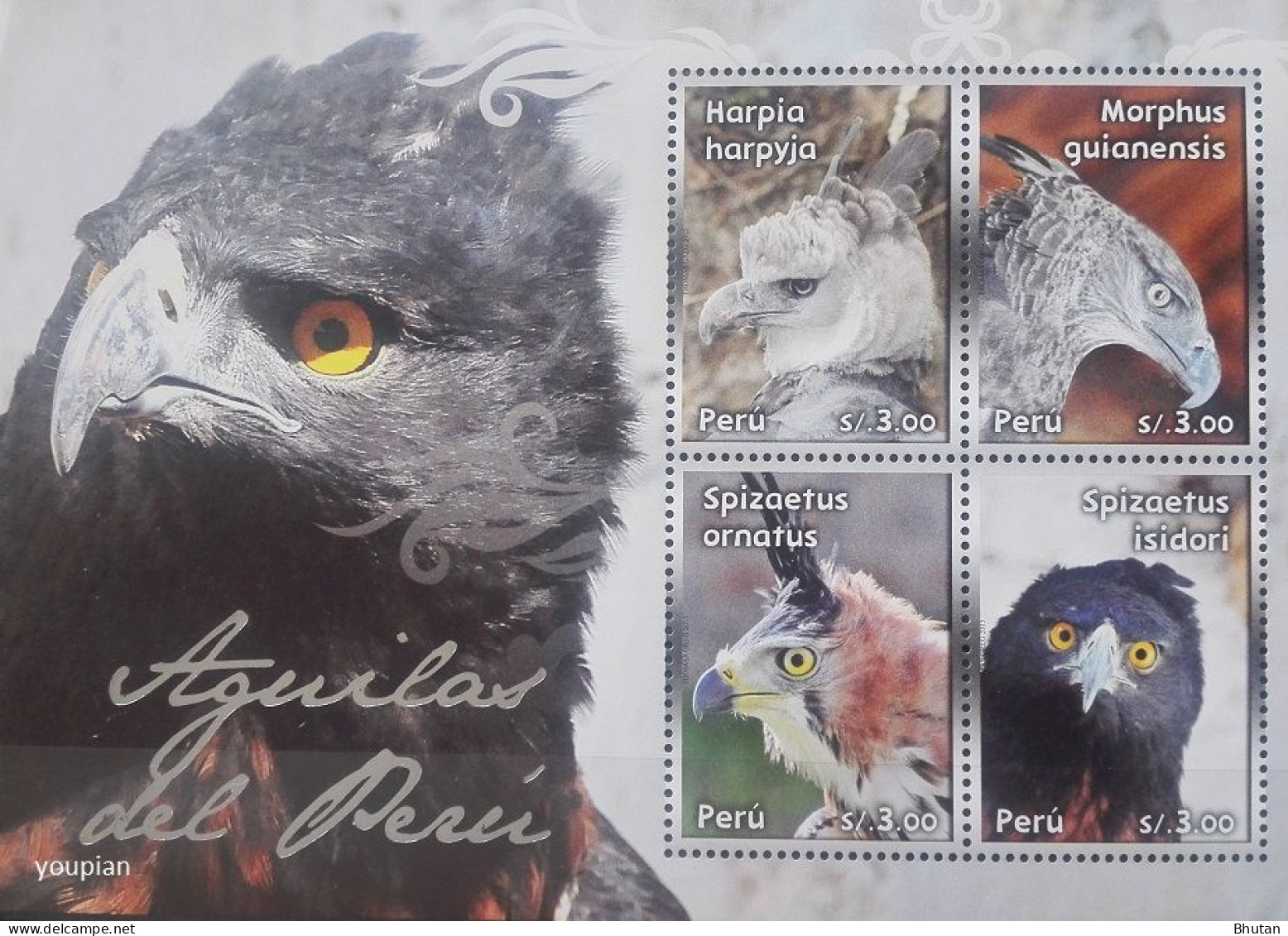 Peru 2013, Eagles, MNH Unusual S/S - Peru