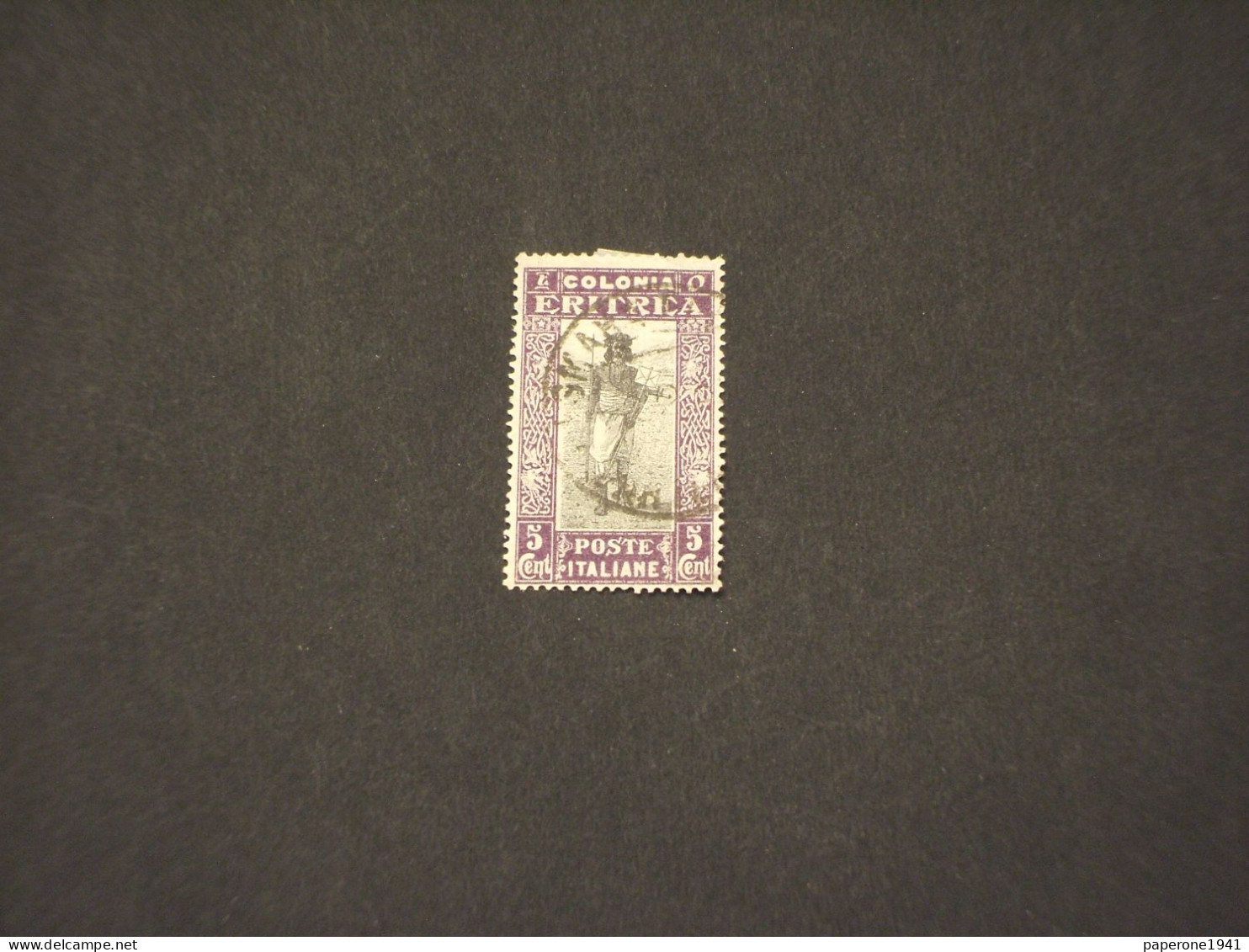 ERITREA - 1930 INDIGENO  5 C. - TIMBRATO/USED - Erythrée