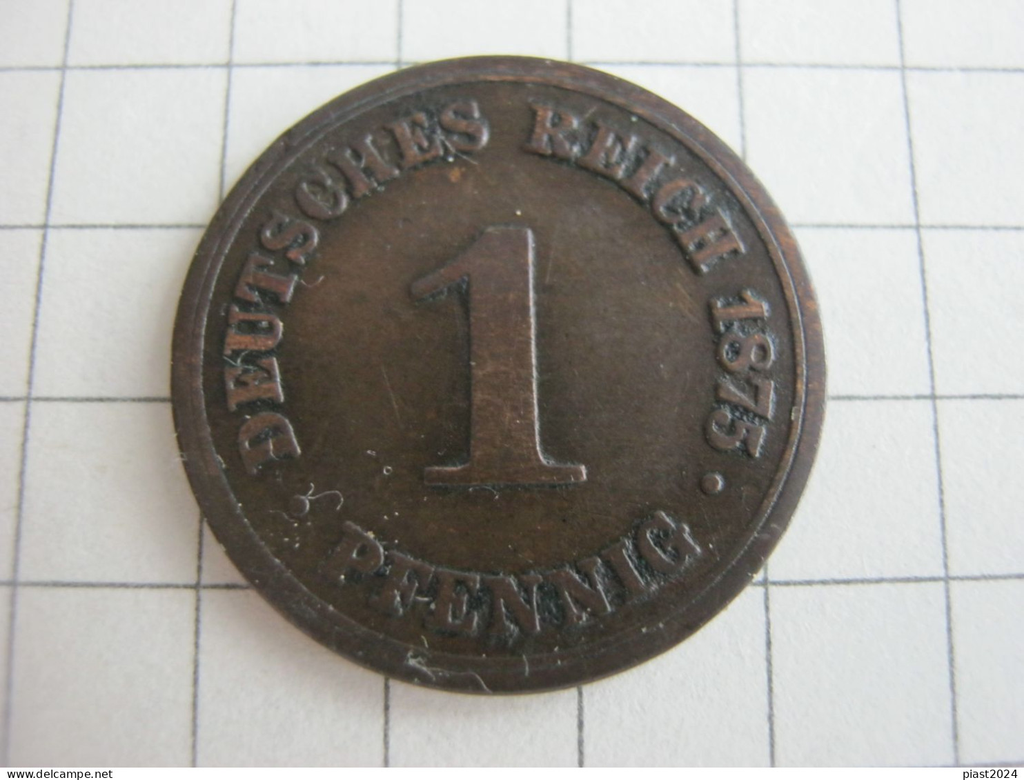Germany 1 Pfennig 1875 B - 1 Pfennig